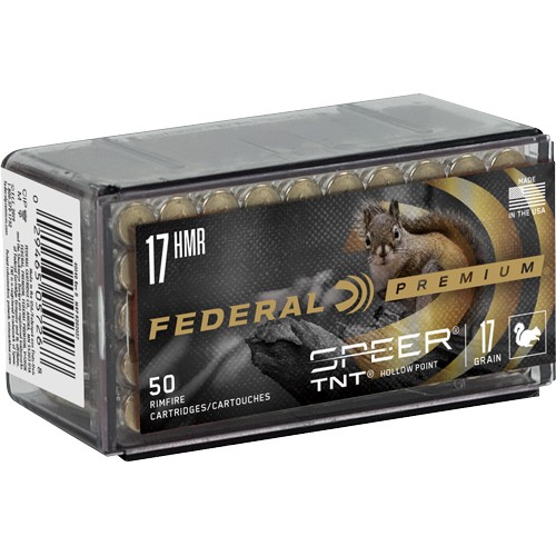 FEDERAL 17HMR 17GR SPEER TNT
