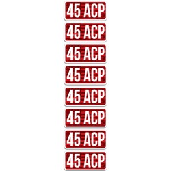 MTM AMMO CALIBER LABELS 45ACP